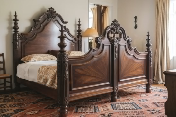 Wood King Bed Frame