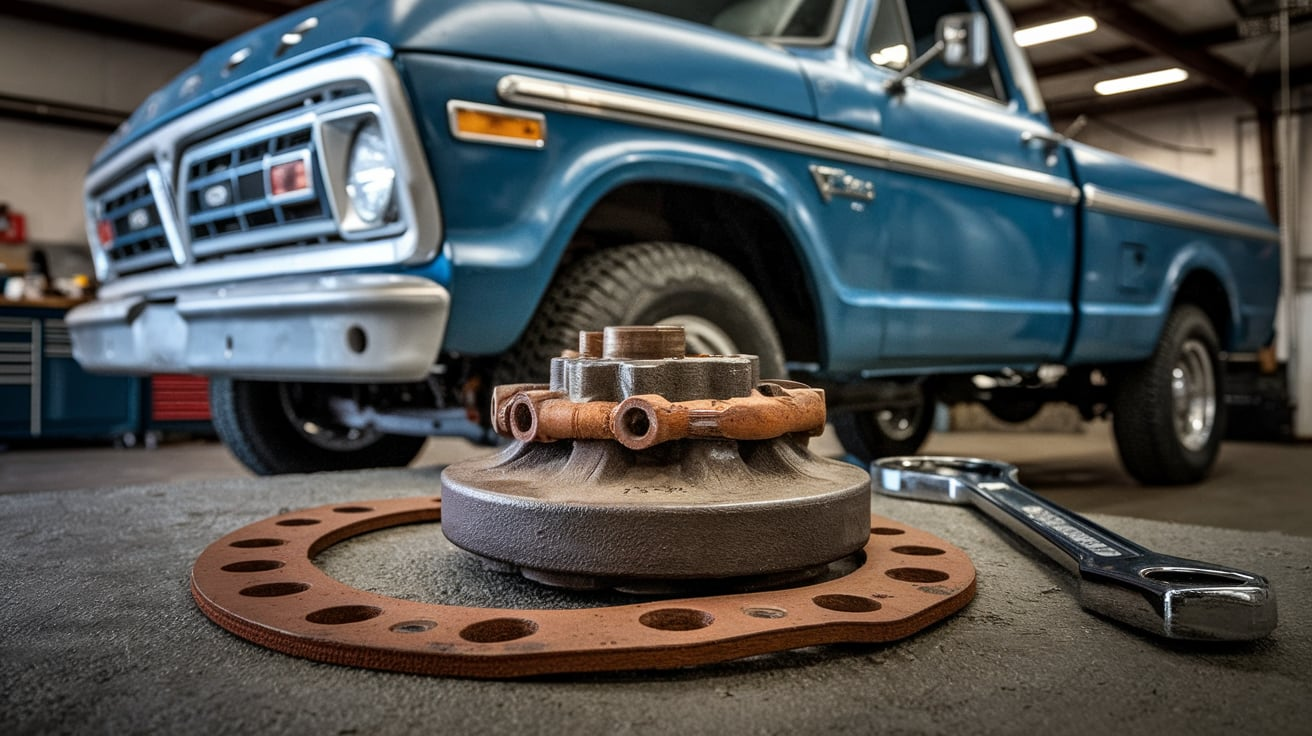 1968 f250 camper special master cylinder cap gasket replacement