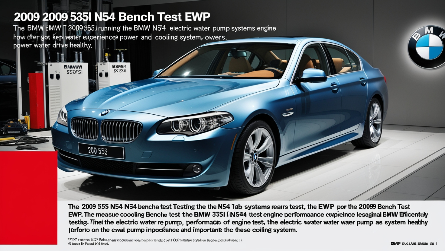 2009 535i N54 Bench Test EWP