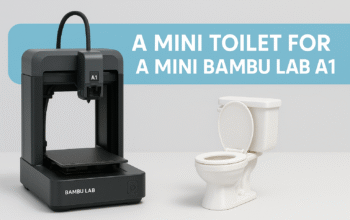 A Mini Toilet for a Mini Bambu Lab A1