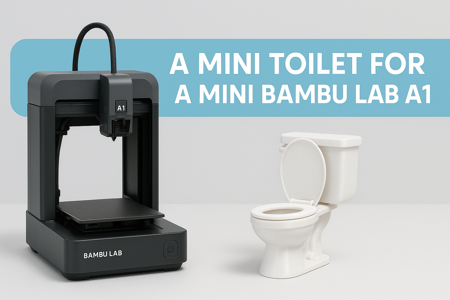 A Mini Toilet for a Mini Bambu Lab A1