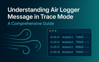 air logger message in trace mode