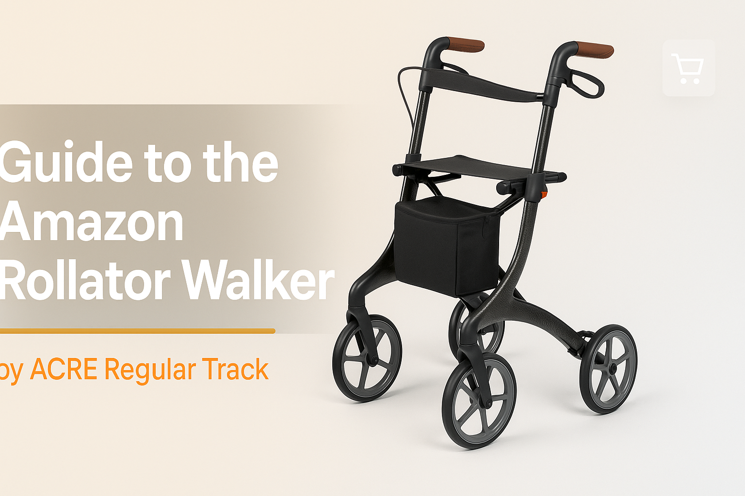 Amazon Rollator Walker by ACRE Regular Track