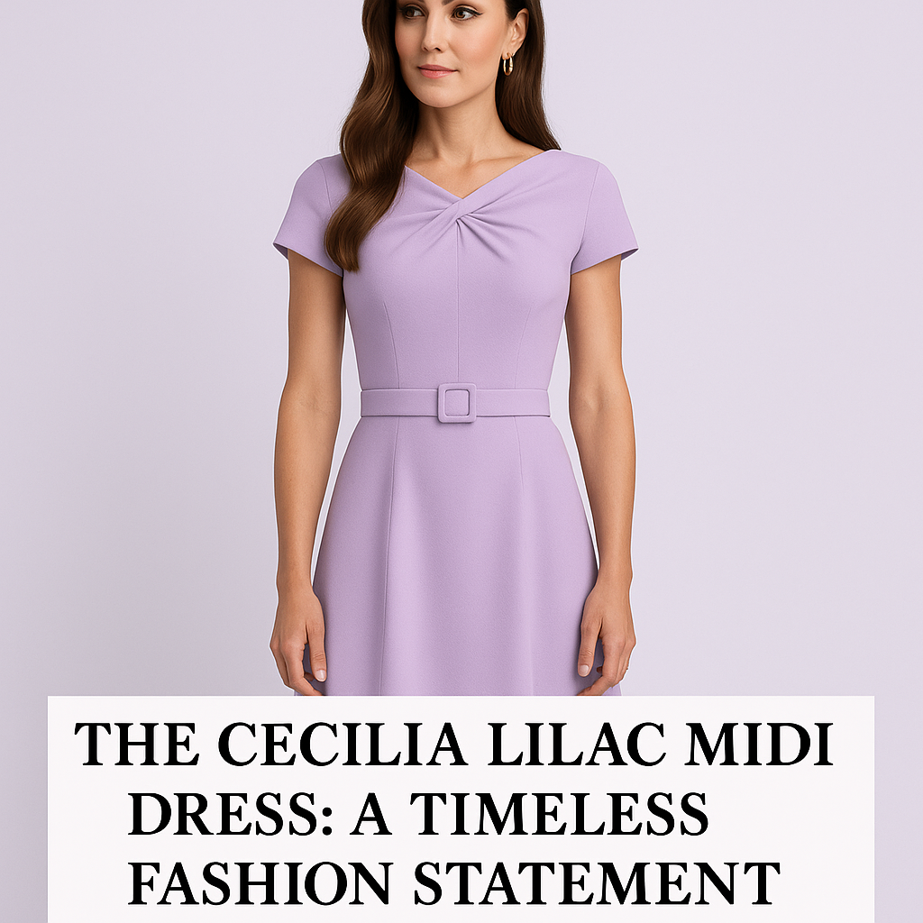 Cecilia Lilac Midi Dress