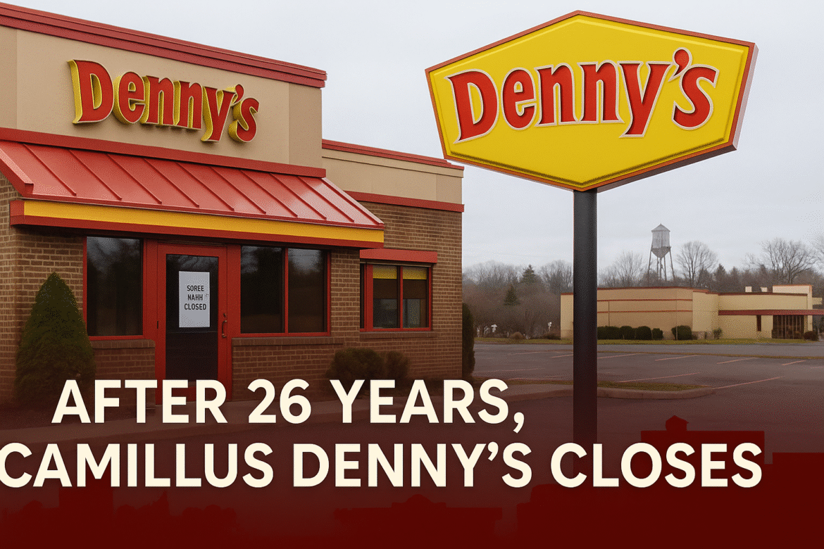 Denny's in Camillus NY Closes Permanently After 26 Years