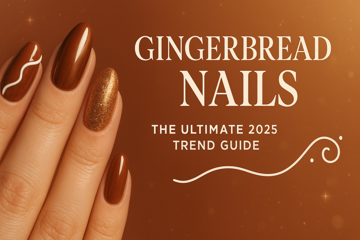 Gingerbread Nails