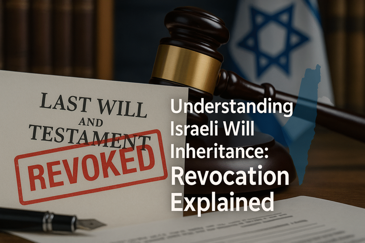 Israeli will inheritance revocation