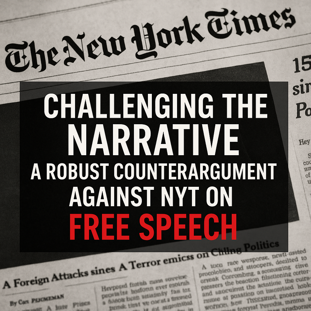 make a counterargument against NYT