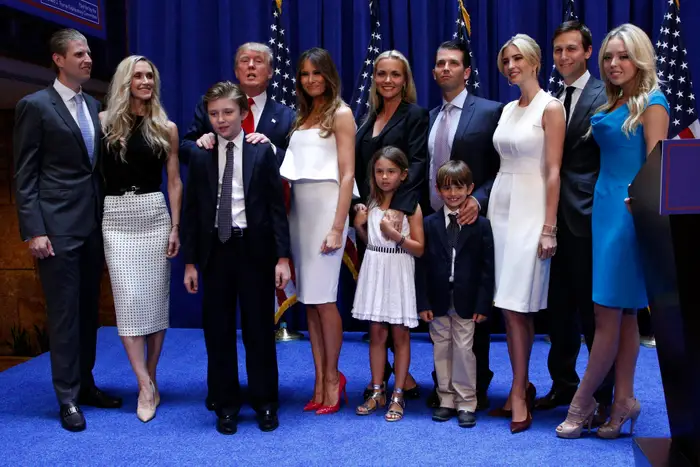 Donald Trump's family circle will look different this time